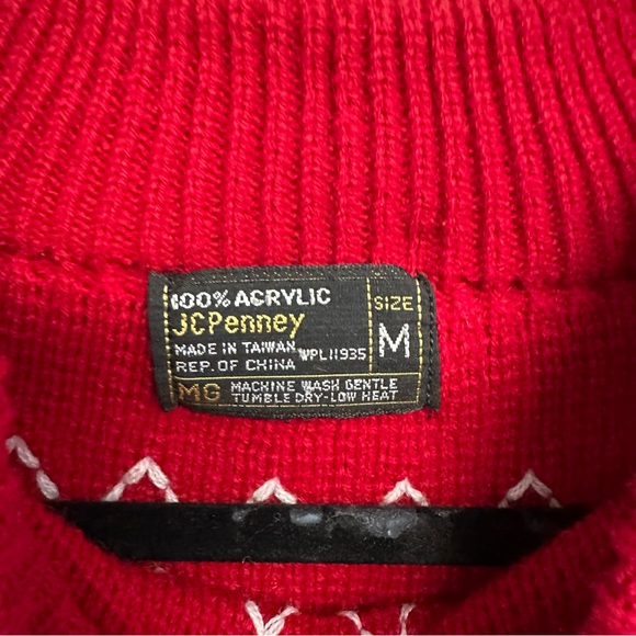 Vintage JCPenney red sweater - Picture 3 of 6